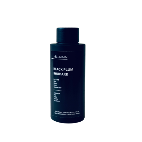 BLACK PLUM & RHUBARB -  KODULÕHNASTAJA TÄITEPUDEL 100ml