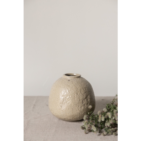 BEIGE VASE - MEDIUM